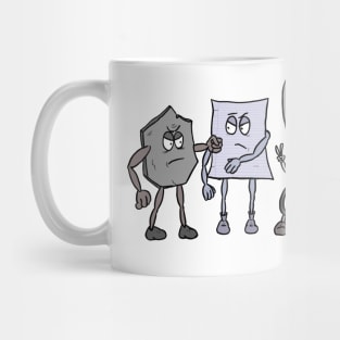 rock, paper and scissors Mug